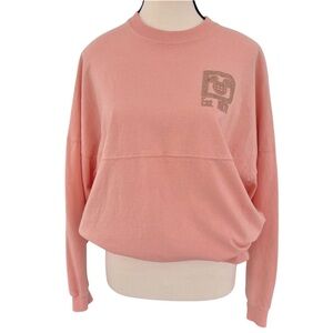 Women’s Walt Disney World Vintage Peach Spirit Jersey Oversized Batwing Size XS